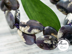 Salvia Chalcedony freeform beads (ETB01098)