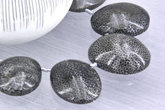 Bryozoan Coral freeform beads top side drilled (ETB01233)