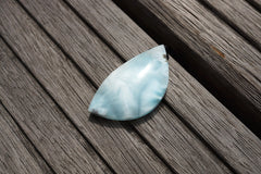 Rare Larimar freeform pendant (ETP00236)