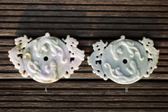Burma Jade carved pendants (ETP00199)