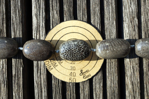 Bryozoan Coral 15-18mm pebble beads (ETB00612)