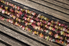 Tourmaline (Natural) small chips beads (ETB00729)