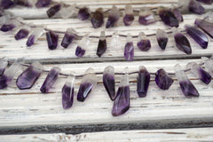 Bio Amethyst medium unshaped beads (ETB00346)