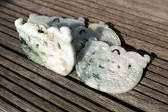 Burma Jade carved pendants (ETP00202)