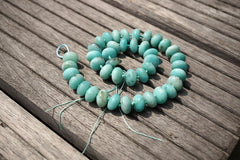 Peruvian Amazonite 12.5-14.5mm rondelle beads (ETB00775)