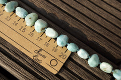 Rare Larimar 6-18mm faceted beads (ETB00803)