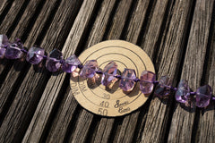 Natural Amethyst (Brazil) 9.5-18mm faceted beads (ETB00798)