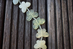New Jade 21-26mm butterflies beads (ETB00308)