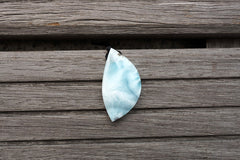 Rare Larimar freeform pendant (ETP00236)