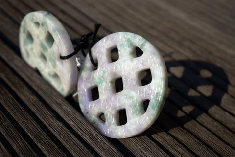 Burma Jade carved pendants (ETP00198)