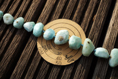 Rare Larimar 6-18mm faceted beads (ETB00803)