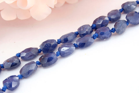 Rare Blue Sapphire faceted beads (ETB00416)