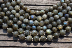 Labradorite (Madagascar) 10.5-12mm round beads (ETB00133)
