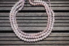 Natural Rose Quartz 7-8mm round beads (ETB00155)