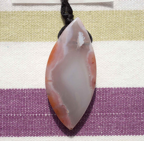 Moroccan Agate Marquise pendant  (ETP00084)