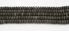 Natural Lava 22mm rondelle beads (ETB01245)