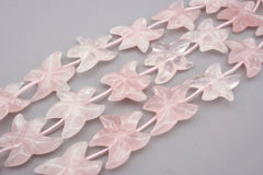 Rose Quartz 20.5-23 mm starfish shape beads (ETB01301)