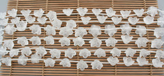 Matte Crystal 13.5-18.5mm handmade flower beads (ETB01049)