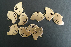 Birdy Brass (5 pcs) for jewellery making (ETO00022)