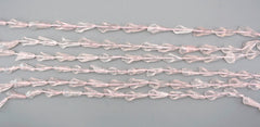 Rose Quartz handmade flower beads (ETB01277)