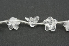 Crystal 12-15mm handmade flower beads (ETB00355)
