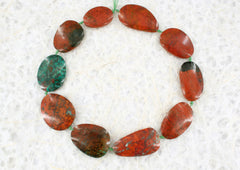 Sonora Sunrise Sunset Cuperite Chrysocolla 22-26mm freeform beads (ETB00926)