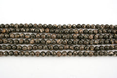 Turritella Agate 8-8.5mm round beads (ETB01120)