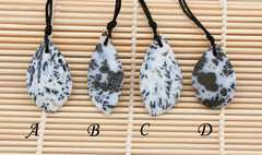 Matte Plume Agate freeform shaped pendants (ETP00156)