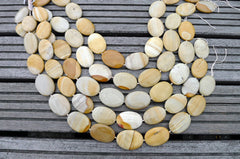 Owyhee Sunset Jasper 22-26mm Oval beads (ETB00237)