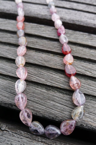 Spinel (Multi-colour) 6-6.5mm Teardrop beads (ETL00006)