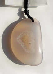 Druzy Agate Freeform pendant  (ETP00092)