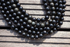 Rainbow Obsidian 9-10mm round beads  (ETB00144)