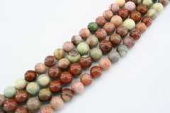 Royal Imperial Jasper 7-9.5mm round beads (ETB01237)