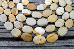 Owyhee Sunset Jasper 22-26mm Oval beads (ETB00237)