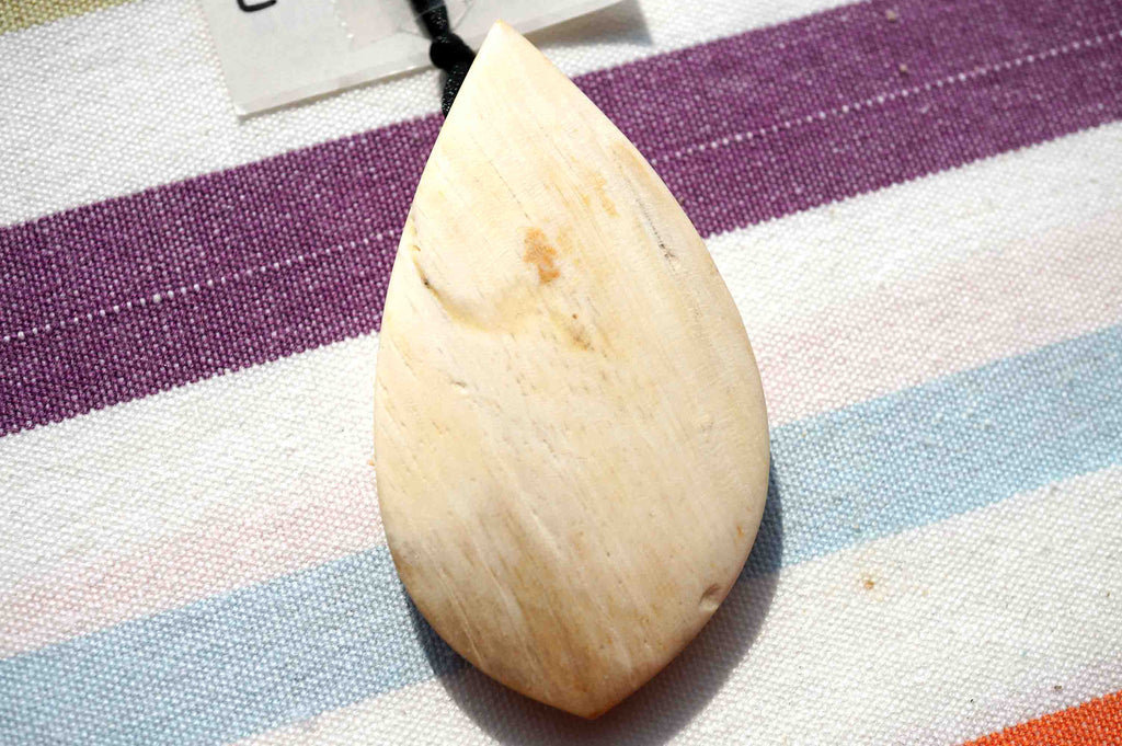 Matte Honey Palm Wood Freeform pendant (ETP00049)