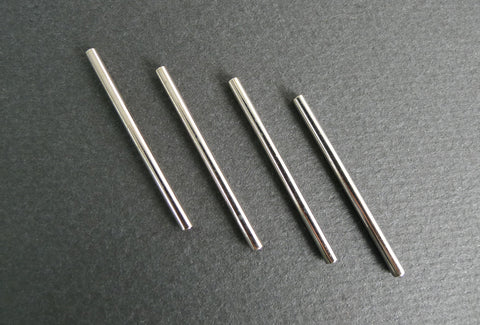 Metal Long pipes (10 pcs) for jewellery making (ETO00027)