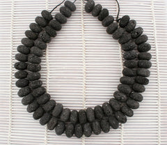 Natural Lava 18mm rondelle beads (ETB01243)