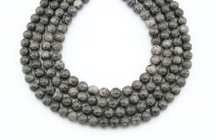 Bryozoan Coral 8-8.5mm round beads (ETB00888)