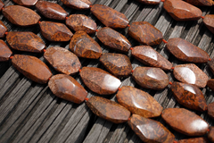 Spiderweb Jasper 14-21mm faceted beads (ETB00572)