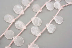 Natural Matte Rose Quartz chips beads (ETB01274)