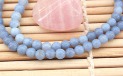 Owyhee Blue Opal 5.5-6.5mm round beads (ETB00870)