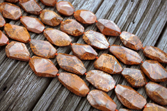 Spiderweb Jasper 14-21mm faceted beads (ETB00572)