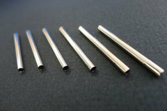 Metal pipes (10 pcs) for jewellery making (ETO00013)