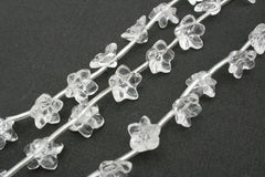 Crystal 12-15mm handmade flower beads (ETB00355)