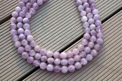 Natural Lavender Amethyst (Madagascar) 11-13mm round beads (ETB00075)