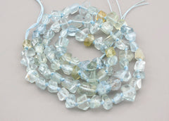 Aquamarine 4-9mm faceted beads (ETB00439)