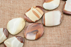 USA Wonderstone freeform/ irregular shaped flat beads (ETB00524)