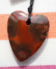 Condor Agate Heart shape pendant  (ETP00067)