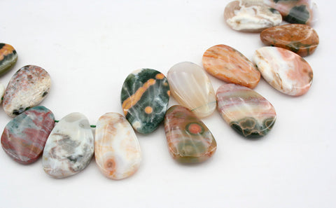 Ocean Jasper freeform beads (ETB00892)