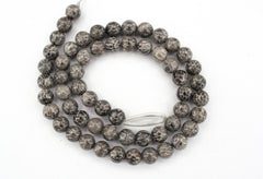 Bryozoan Coral 7-8mm round beads (ETB00610)